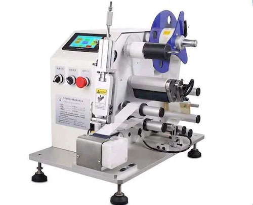 Machine automatique d étiquetage circulaire pour fils et câbles WPM-5-60