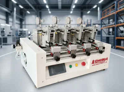 Machine à enrubanner synchronisée à 4 têtes pour faisceaux de câbles JW-MH04