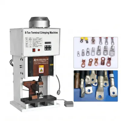 Machine de Sertissage de Cosses Silencieuse 8KN, 220V WPM-8000S