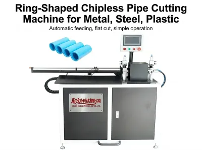 Coupe-Tube Rotatif PE/PVC sans Copeaux WPM-3100 - Machine de tronçonnage
