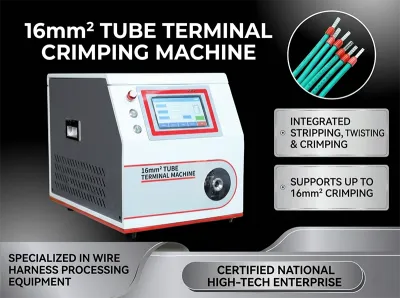 Machine à Dénuder et Sertir Fils Pré-Isolés Semi-Automatique WPM-5-40
