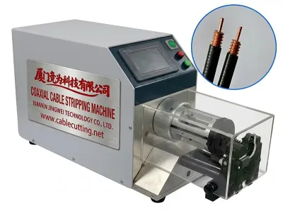 Dénudeur Semi-Automatique de Câble Coaxial WPM-8608 - Machine de coupe et dénudage de fils