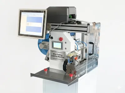 Machine Semi-Automatique de Pliage et Étiquetage de Fil, Précision ±0.5mm JW-T107