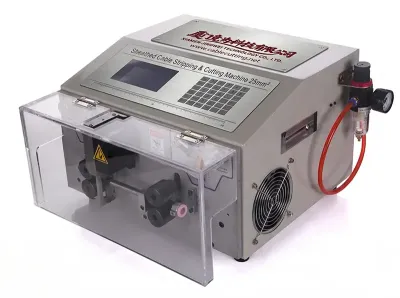 Machine de Coupe et Dénudage Automatique de Câbles Gainés 25mm² WPM-09HT2