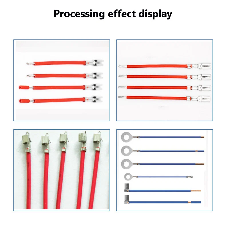  Machine automatique de sertissage et de torsion de câbles, cette machine de sertissage automatique