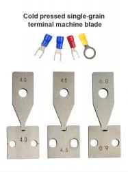 Lames pour machines à sertir les cosses pressées à froid