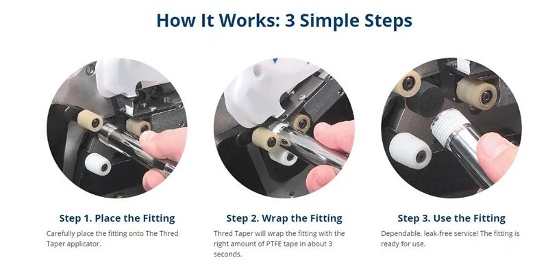 machine d’emballage de ruban téflon de fils de tuyau