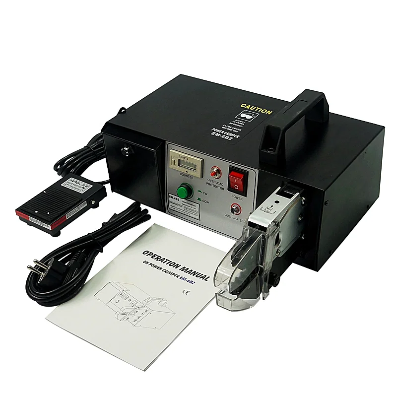 Crimp Tools Variety Of Terminals Equipped Electrical Type Terminal Crimping Machine EM-6B1 EM-6B2, Terminal Crimping, Cable Crimping Terminal, Crimping Machine Outils de sertissage Variété de bornes équipées de machines à sertir les bornes de type électrique EM-6B1 EM-6B2, sertissage des bornes, cosse de sertissage de câbles, machine à sertir