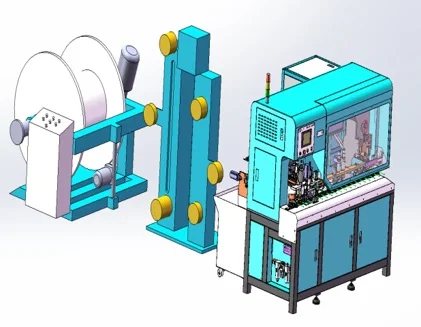 Machine de fabrication de câbles d’alimentation américains entièrement automatique, machine de fabrication de câbles de cordon d’alimentation EU, dénudage de coupe de câbles d’alimentation