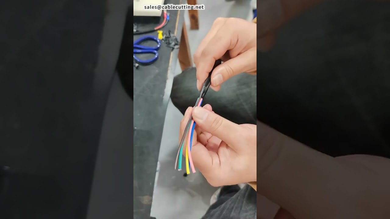 Machine à enrubanner par poussée pour faisceaux de câbles | Équipement d'assemblage #usine #machine