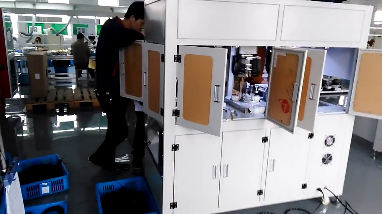 Machine de coupe, enroulement et liage automatique type cercle et 8 WPM 80DM001