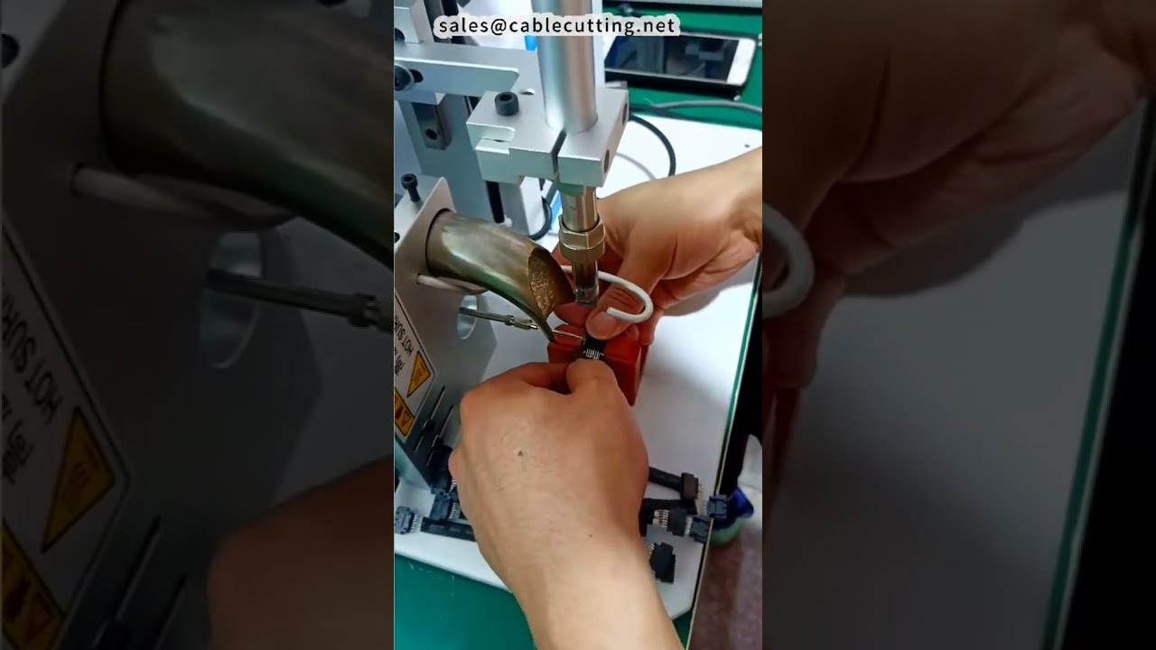 8P SATA Cable Soldering Machine Low Defect Rate, Full Solder Joints #factory #machine #diy