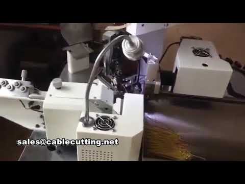Machine de sertissage automatique à tête unique pour fils torsadés – Idéale pour fils ultra-courts