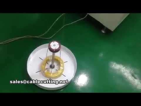 Sertisseuse automatique à tête unique pour fil à aiguille dorée