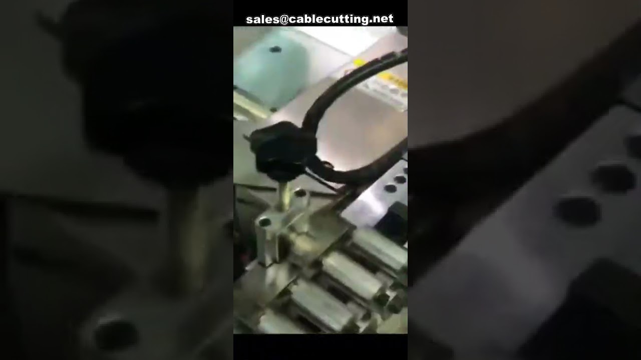 Machine automatique de dénudage et sertissage de câble ruban plat | Sertisseuse de câble plat | Machine de terminaison