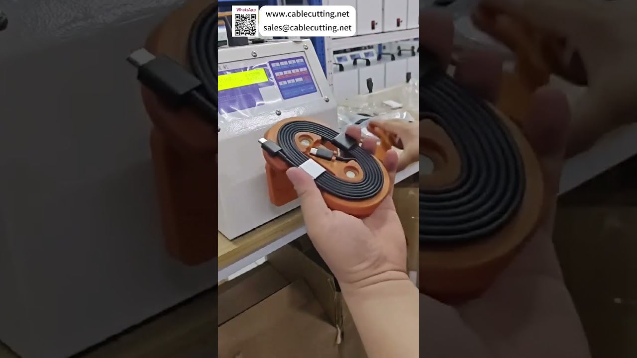 Machine à enrouler et organiser les câbles de données à haute efficacité pour la fabrication de fils