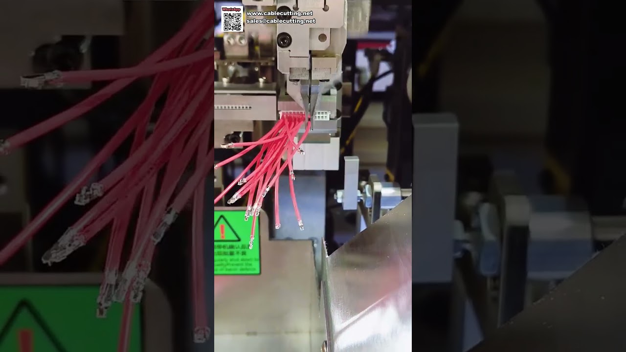 Machine intelligente d'insertion de boîtiers entièrement automatique pour le traitement de faisceaux de câbles