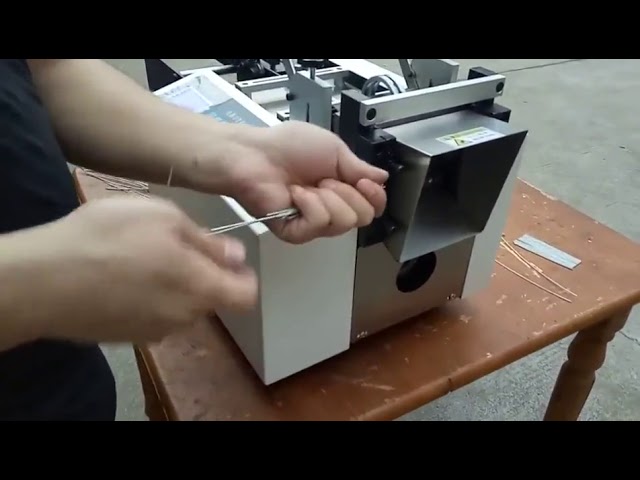Machine de coupe de câble métallique et redresseuse de fil - Équipement de précision