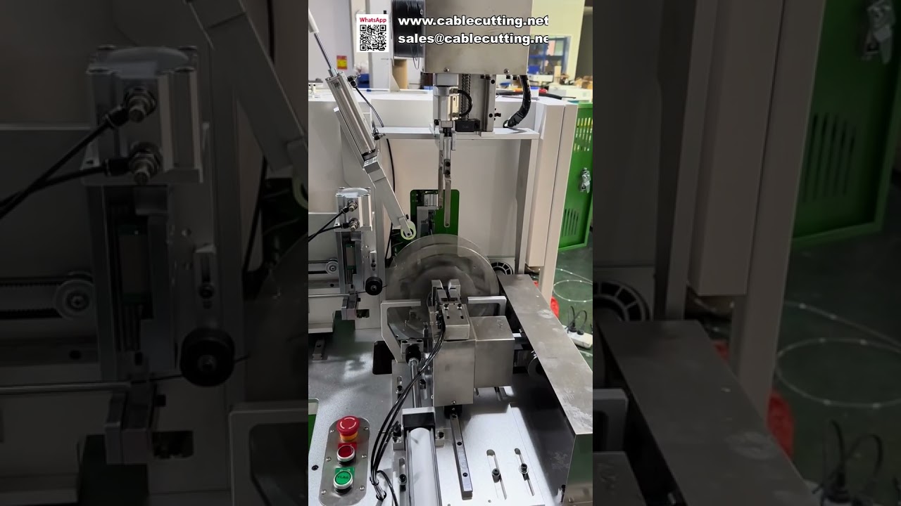 Machine entièrement automatique de comptage, coupe, enroulage et ligature de fil
