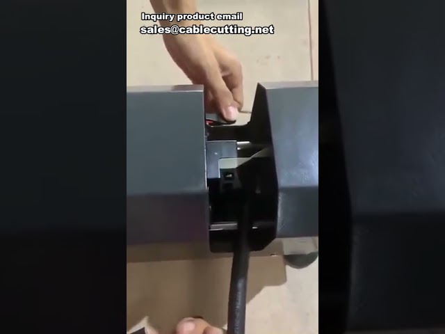 Pneumatic Cable Cutter Tool for Large Square Thick Wire Harness Cutting