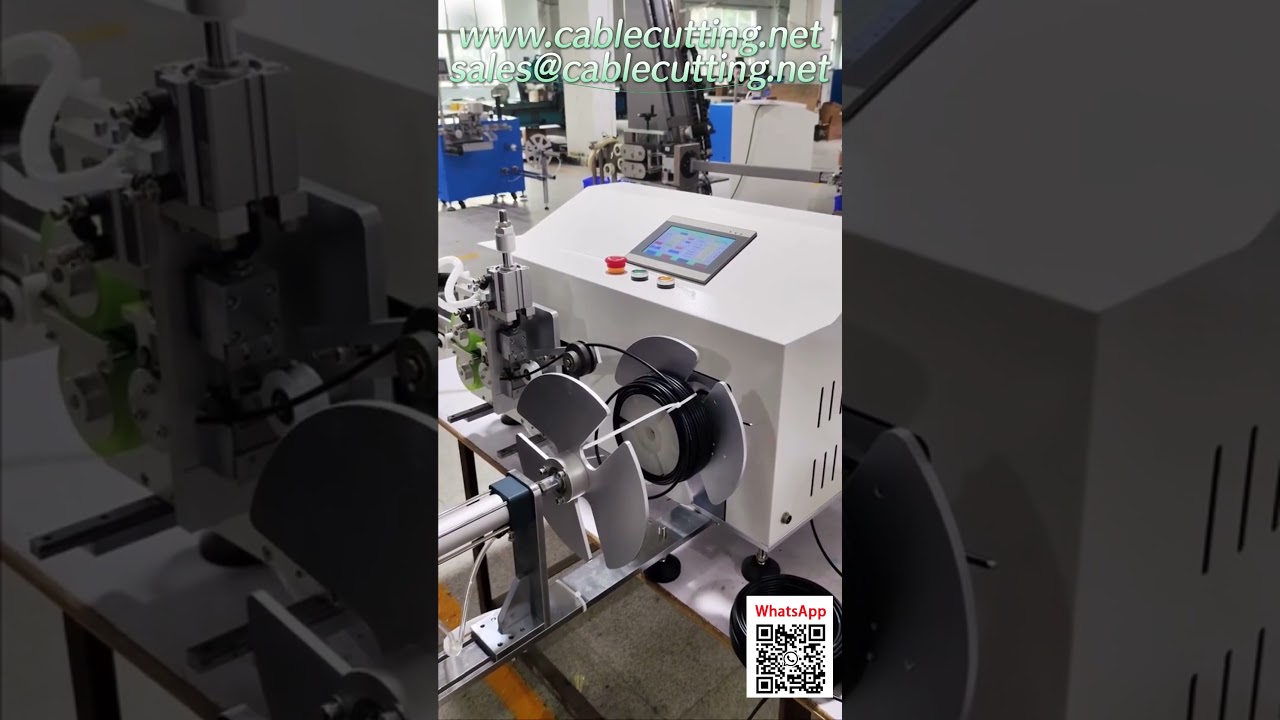 Easy-to-Operate HDMI Cable Winding Machine with Auto Meter, Cut & Traverse