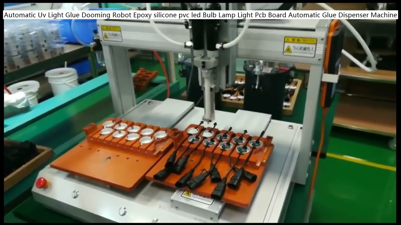 Robot automatique de dosage UV pour lampes LED, PCB, époxy et silicone