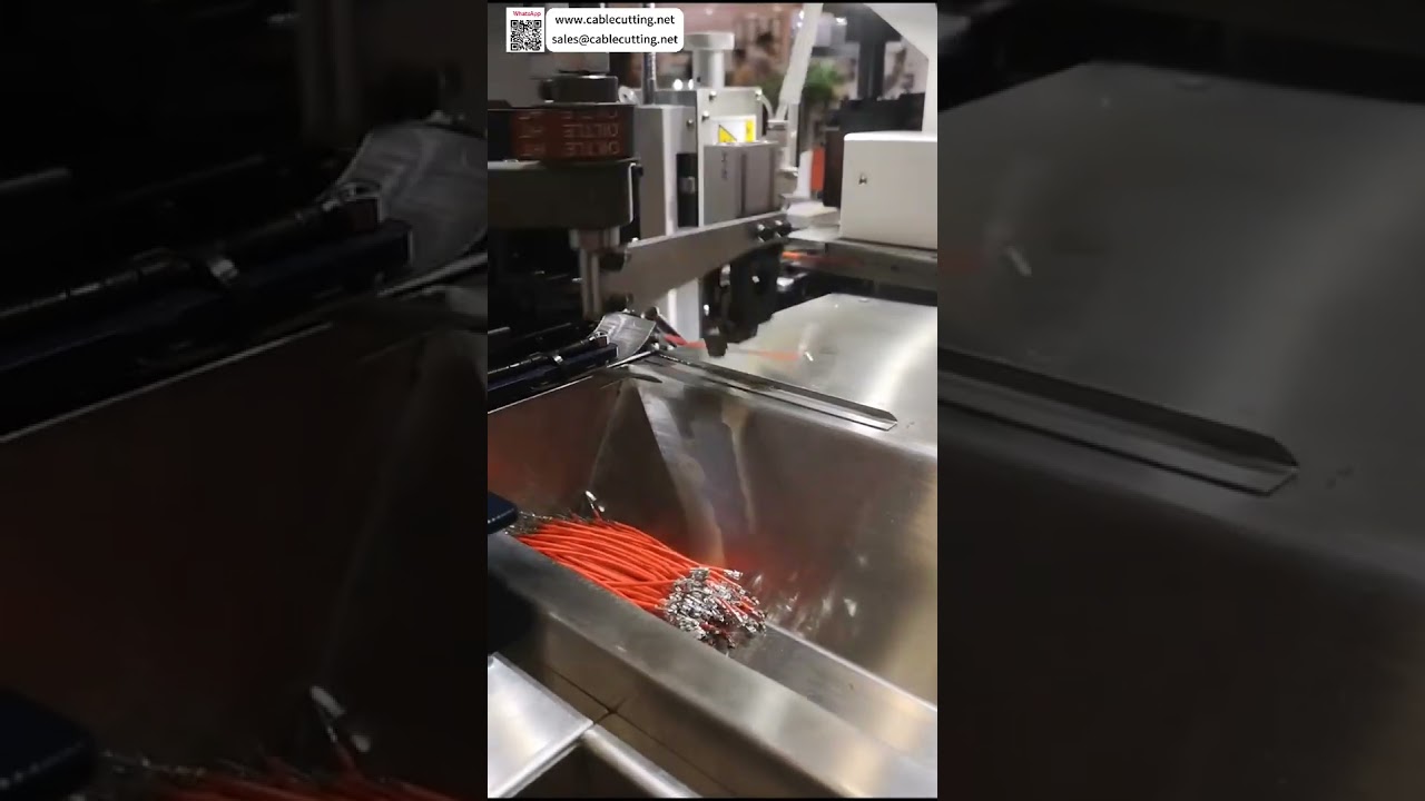 Máquina de crimpagem de terminais totalmente servoacionada, de alta velocidade e baixo ruído, par...