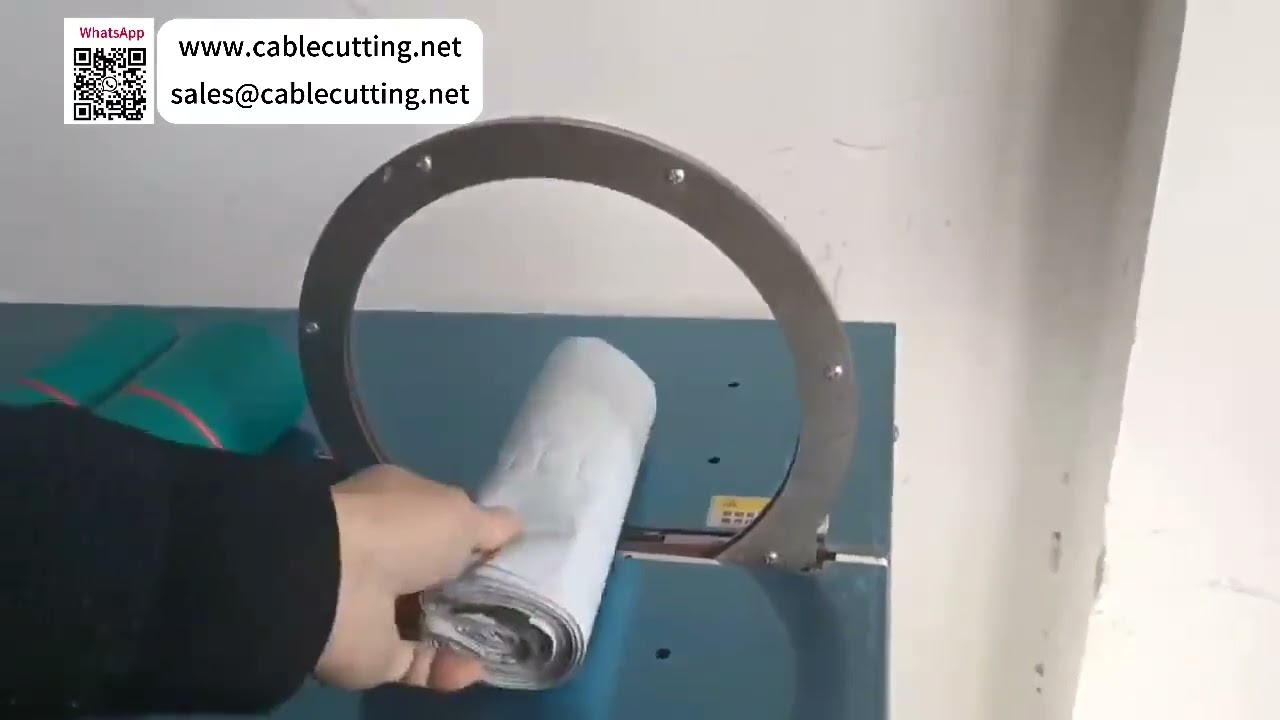 Machine robuste de ligature et regroupement de câbles pour fils électriques épais - Travail industriel