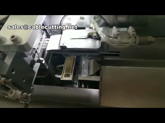 Machine à couper, dénuder, tordre et étamer 8 fils – Soudeuse de fils automatique