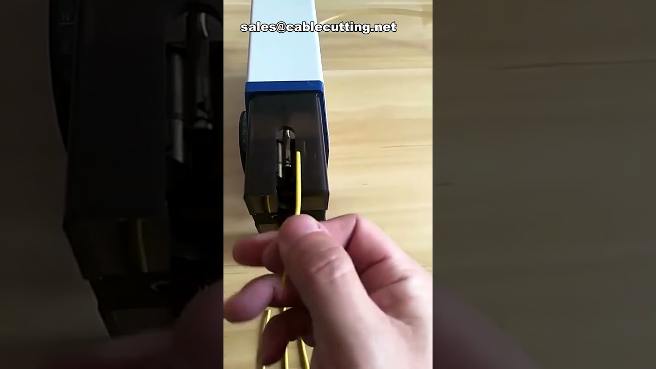 Dénudeuse de câbles pneumatique portable – Machine à dénuder industrielle performante