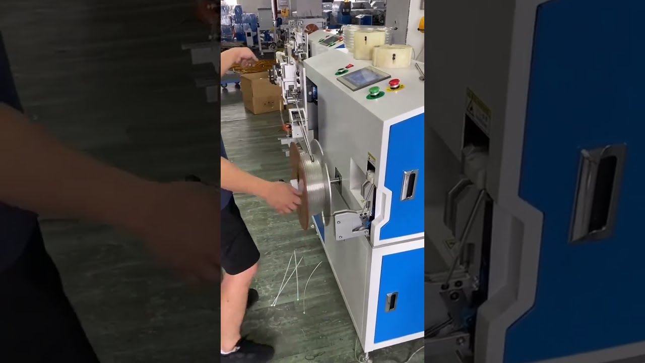 Machine automatique de comptage, tri, coupe, enroulement et bobinage de tubes de 1 à 16 mm de diamètre