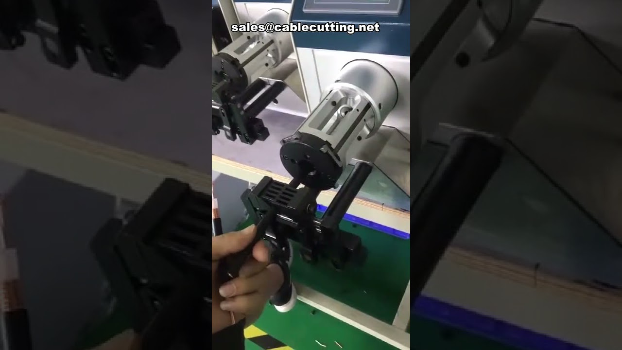 Machine à dénuder les câbles coaxiaux - Dénudeuse fil coaxial haute précision