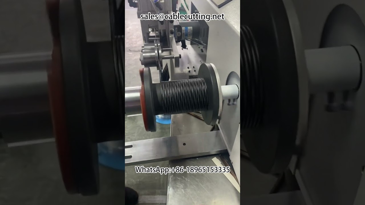 Machine automatique de comptage de fils : enroulement, déroulement et coupe automatisés