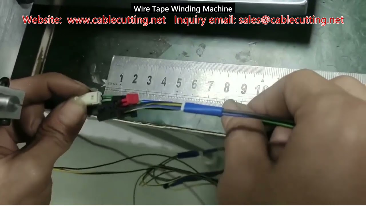 Automated Wiring Harness Wrapping Machine for Factory Assembly Lines