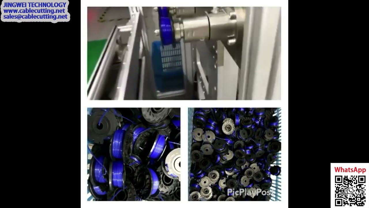 Machine à bobinage automatique pour bobines de tête de coupe