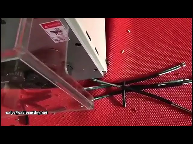 Machine à Dénuder les Fils Multiconducteurs Automatique - Coupe et Dénude les Câbles en Cuivre