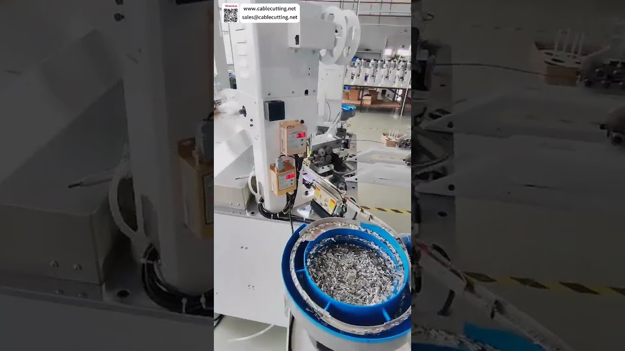 High Temp Splicing Terminal Crimping Machine for Small Appliance Power Cords  Harness Mach