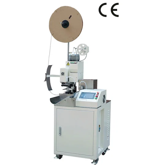 Machine automatique de coupe, dénudage, torsadage et sertissage de fils WPM-158