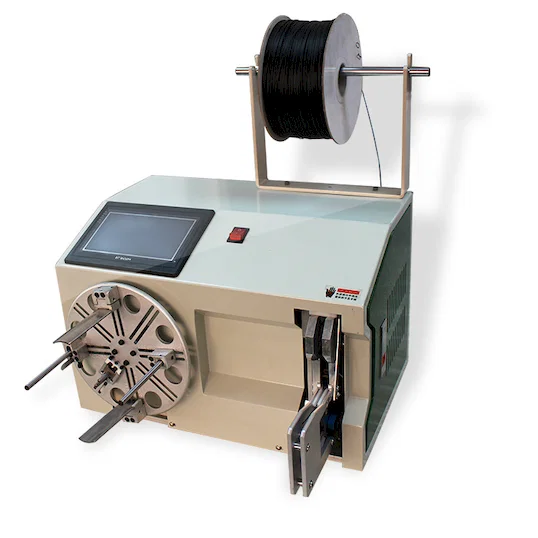 Machine d enroulement et de liage pour câbles métalliques WPM-212C