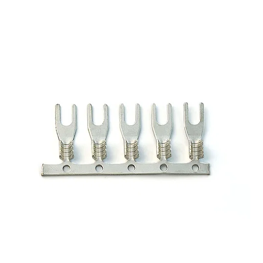 Cosses à fourche non isolées en cuivre pour connexions