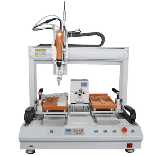 Machine de vissage automatique de bureau à verrouillage