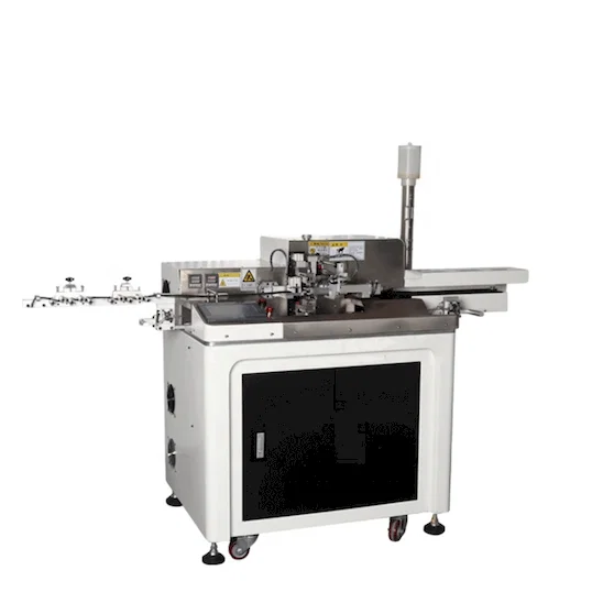 Machine de coupe, dénudage, torsadage et étamage double extrémité WPM-ST01Z