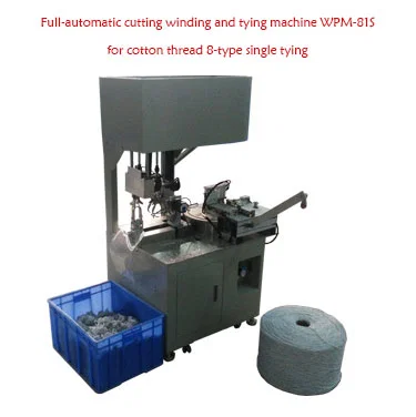 Machine automatique de coupe, enroulement et liage compacte WPM-81S