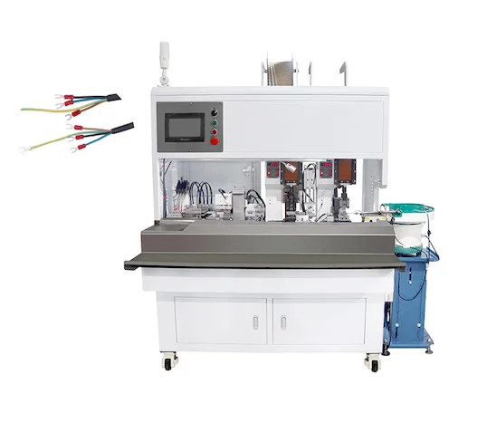 Machine automatique de sertissage multi-bornes pour câbles WPM-555