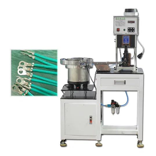 Sertisseuse à alimentation vibrante pour cosses en vrac WPM-160 Thumb