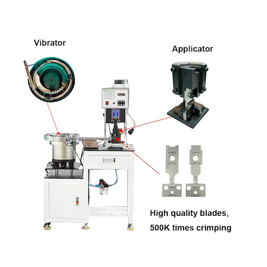 Sertisseuse à alimentation vibrante pour cosses en vrac WPM-160 Thumb