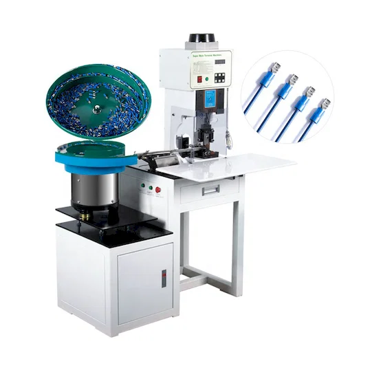 Sertisseuse à alimentation vibrante pour cosses en vrac WPM-160