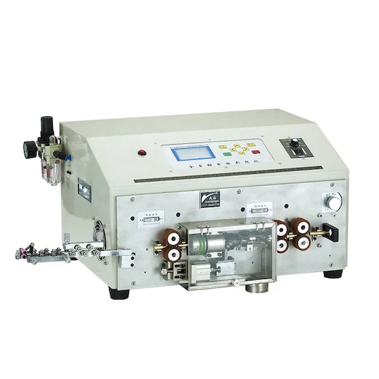 Machine de coupe et dénudage pour fils magnétiques émaillés WPM-0525