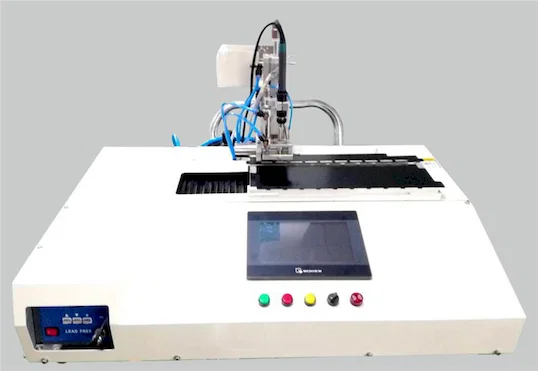Machine de soudage semi-automatique pour composants électroniques WPM-141
