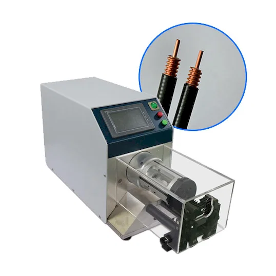 Dénudeuse semi-automatique pour câbles coaxiaux et RF WPM-8608
